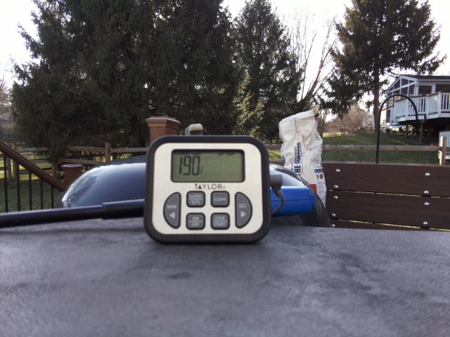 bigjohnsESP8266's tweet image. Grill temperature at 15:40:20