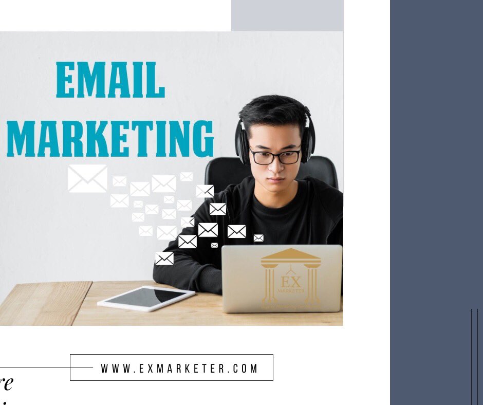 Ex_Marketer's tweet image. #Emailmarketing  can be highly targeted, garnering useful results that are easy to track and give you deeper insight into the interests of your audience.

Learn more  👉exmarketer.com

#business #smm  #digitalmarketing #marketing #motivation #websitedesigning #socialads
