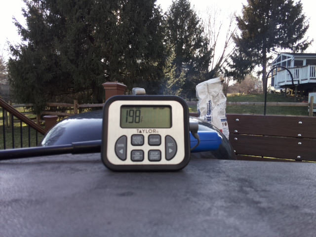 bigjohnsESP8266's tweet image. Grill temperature at 15:50:33