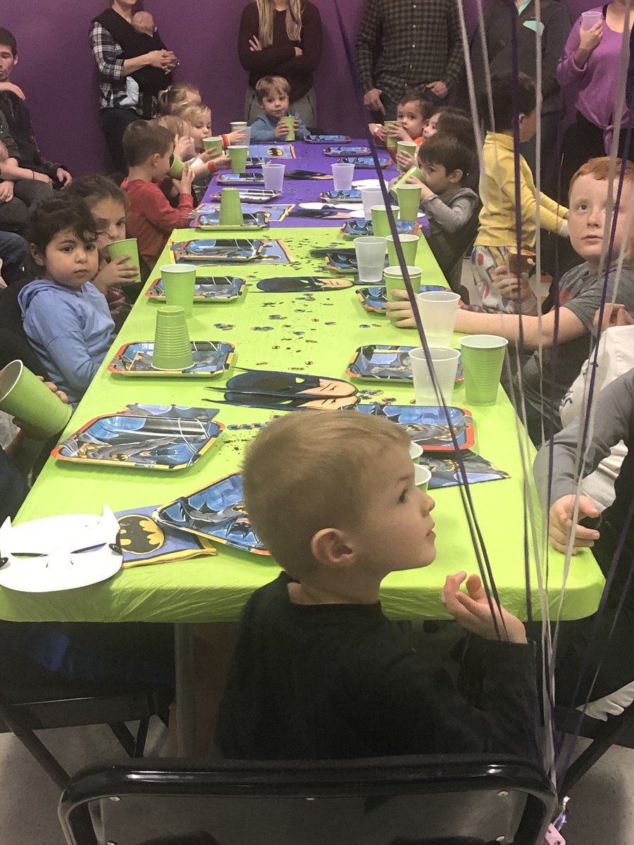 MikeM92456's tweet image. Happy birthday, Emerson! Grandson turned 4 in December, but deferred party until after baby sister, Noel, was born. Future Round Hill Bear!! #atomictrampoline