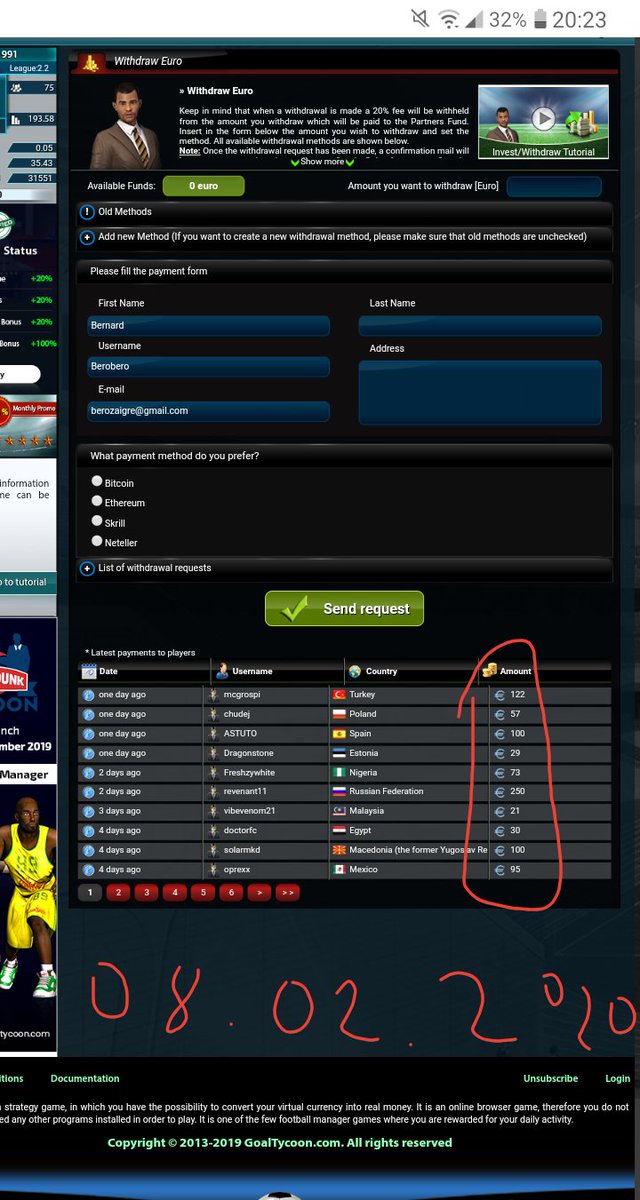 FGoaltycoon's tweet photo. https://t.co/eSAIwd50ZB

register for free (picture 1) and earn real money (picture 2) make a team (picture 3) and go for victories.. #earnmoney #games #PremierLeague #onlinejob #Management #freedom #FRAvITA #festivalsanremo2020 #FootballManager2020 #NFL https://t.co/P6zUqH2S2r