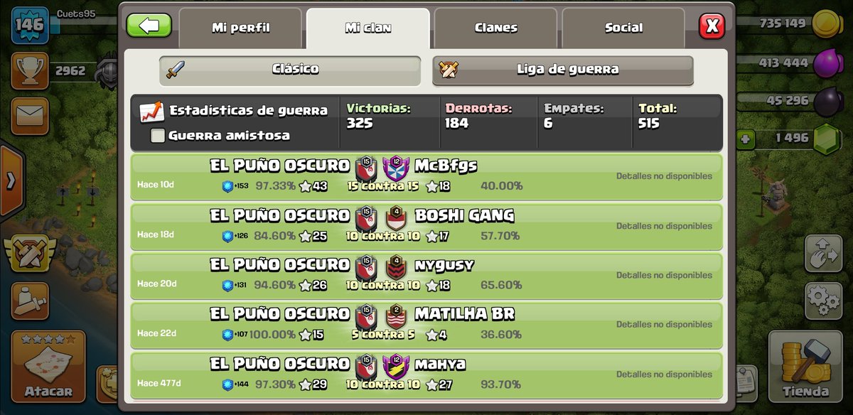 OscuroPuno's tweet photo. Reclutamos gente activa a partir de th8 full con aldeas niveladas. Tenemos mucha experiencia en guerras 💪🏻💪🏻 Somos El PUÑO OSCURO #clashofclans #CoC #supercell #Clash #ClashOn #gamers https://t.co/0Fig7KbUBA