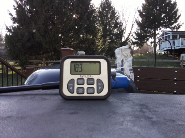 bigjohnsESP8266's tweet image. Grill temperature at 16:00:47