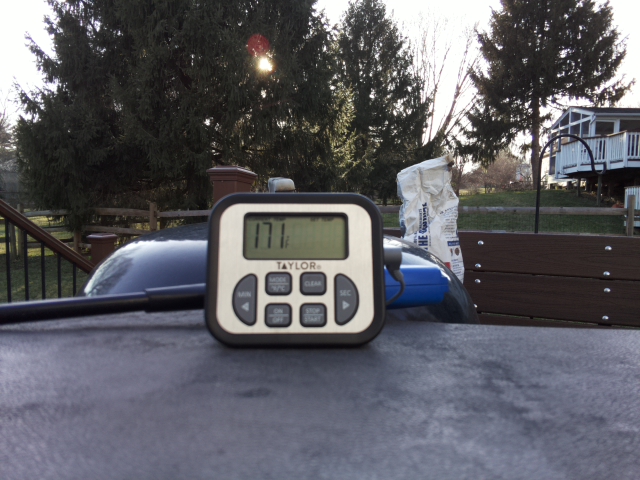 bigjohnsESP8266's tweet image. Grill temperature at 16:05:54