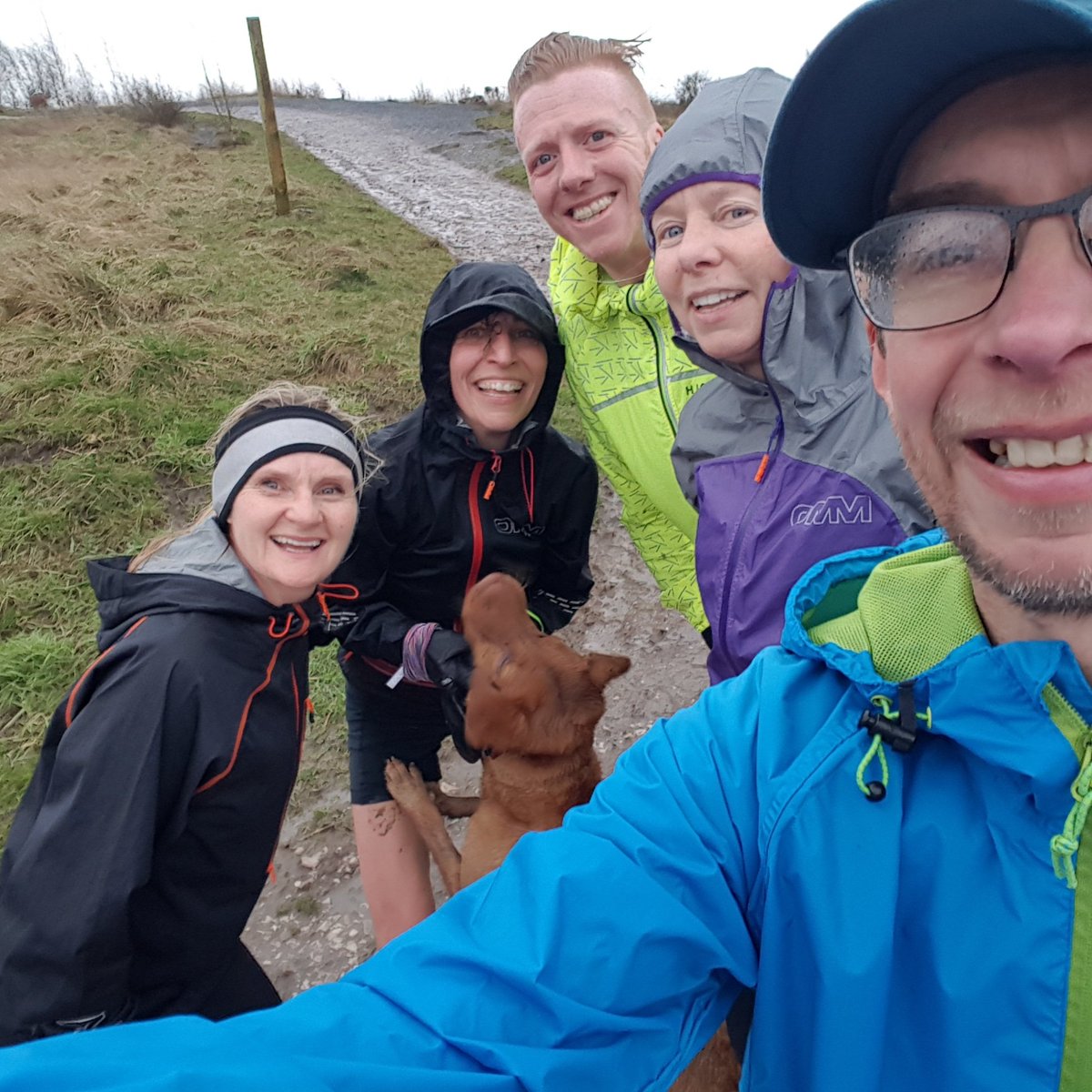 Storm what storm? No match for the HPR trail runners today.