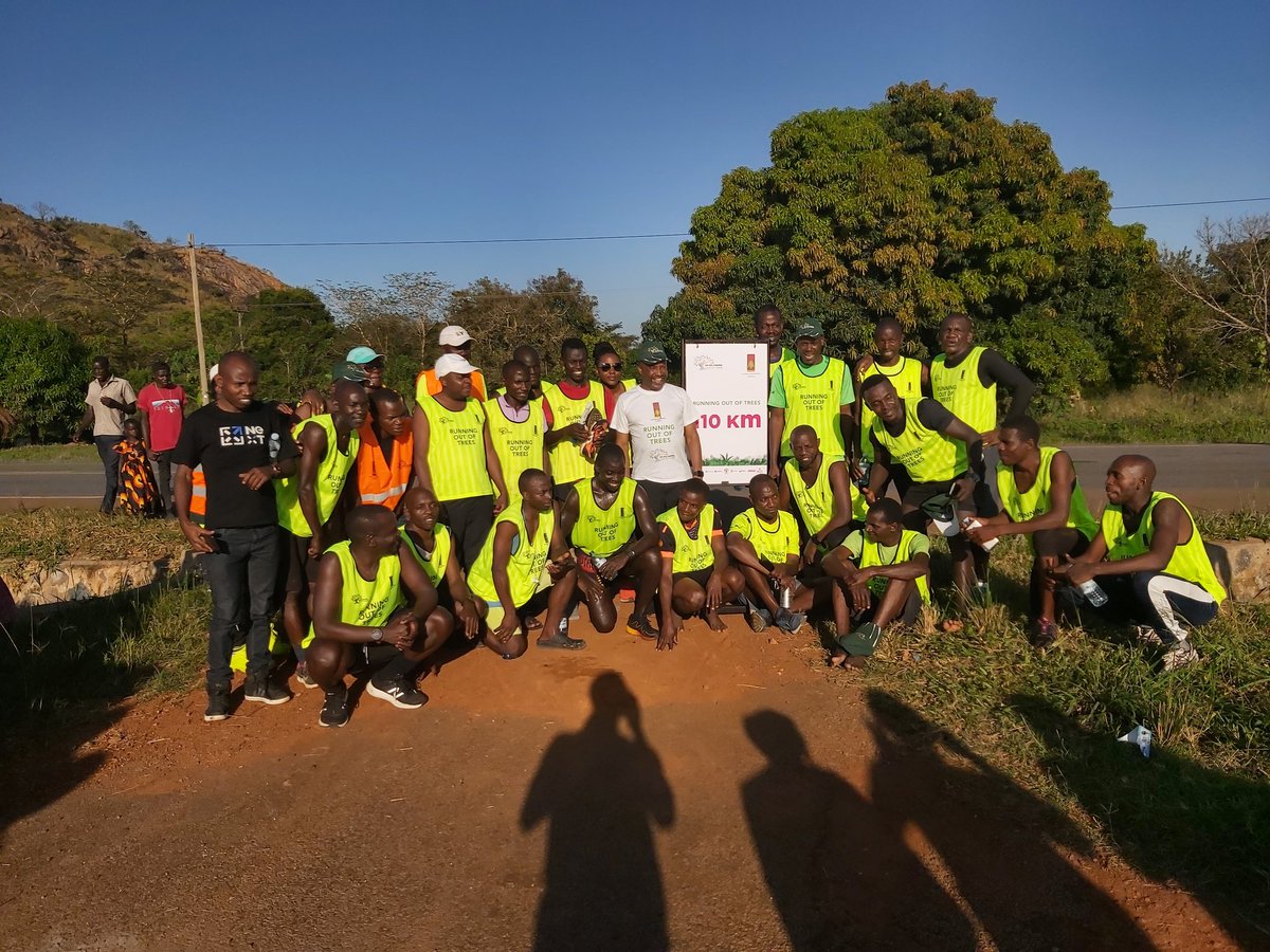 Gruelling weekend well spent running from Kampala to Gulu for a good cause of restoring the environment -Running Out Of Trees - ROOTs. Thank you @MbuguaAlvin for a great initiative. I can't wait to be part of the 2021 edition.