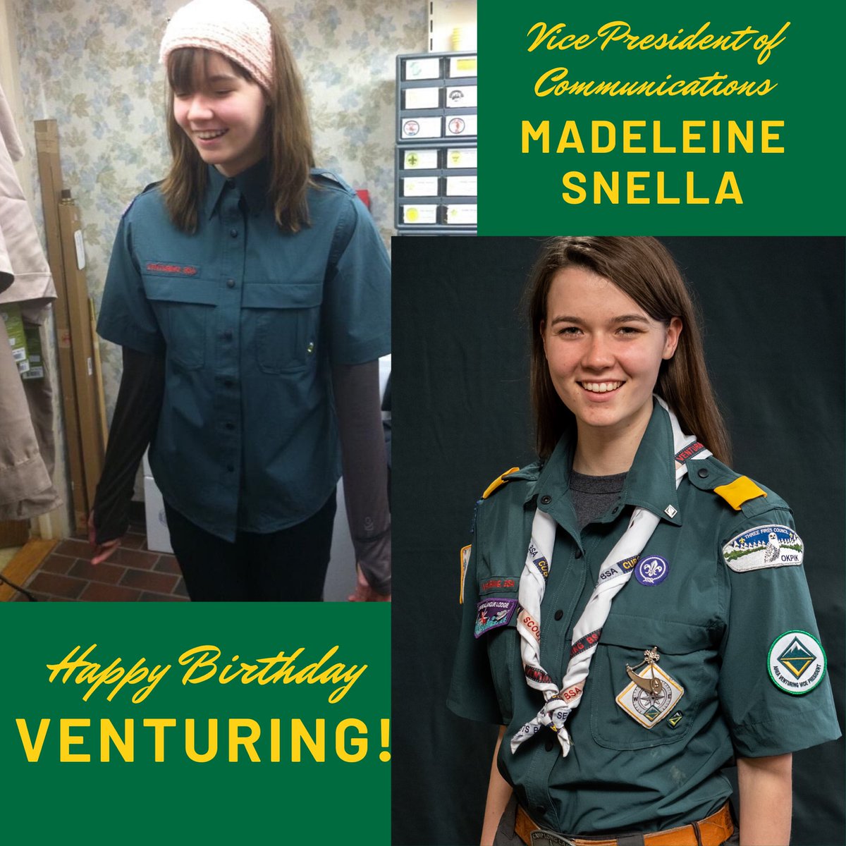 Happy 22nd birthday <a href="/venturingbsa/">Venturing BSA</a> !!
In honor of such an exciting day, the Area Seven team is looking back on how far Venturing has taken us over the years and taught us how to Lead The Adventure!