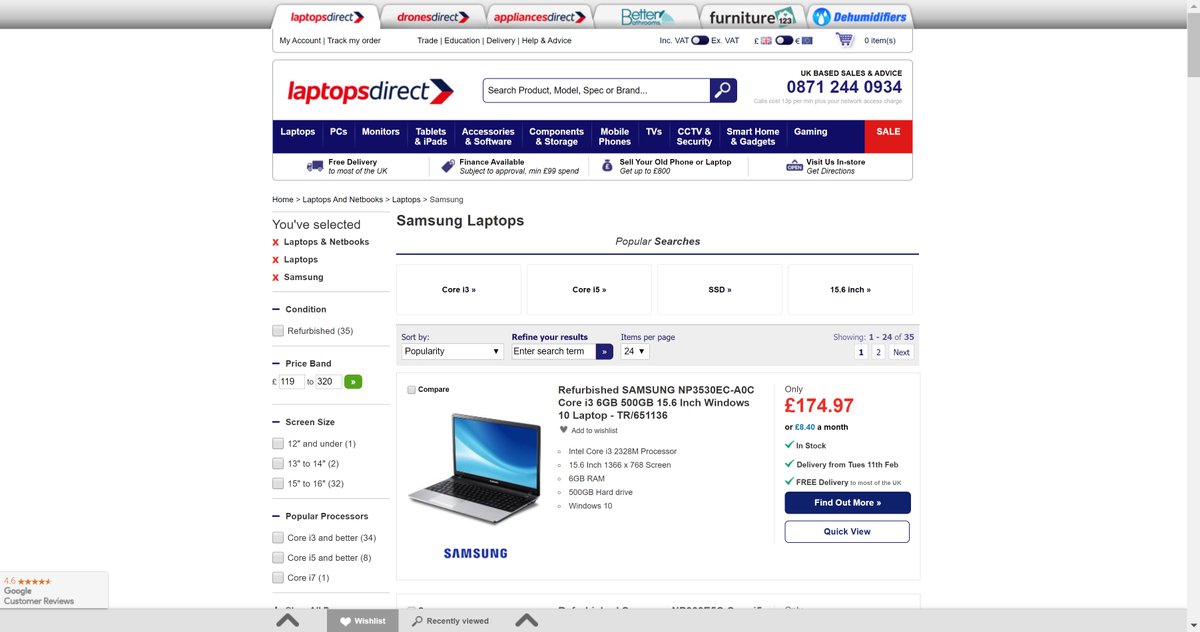 70. UX.Product listing page is 2nd most important. It's the template that usually makes up category/subcategory/topic/brand/search pages. Ie, where people who are looking to buy a product matching a criteria decide whether there's anything they want to take a closer look.