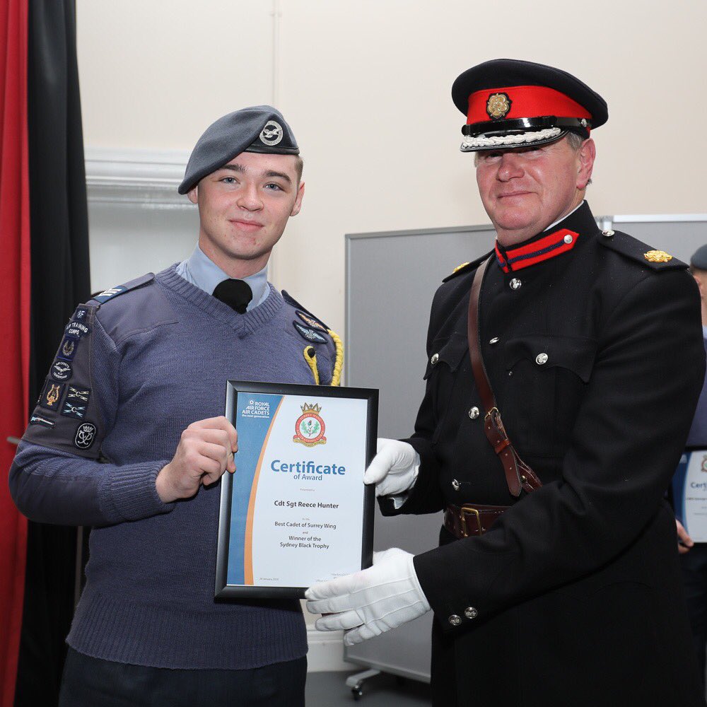 #tb to our Cdt Sgt winning the Sydney Black trophy and Best Cadet of Surrey Wing. Congratulations!! 
<a href="/surreyaircadets/">Surrey Air Cadets</a>