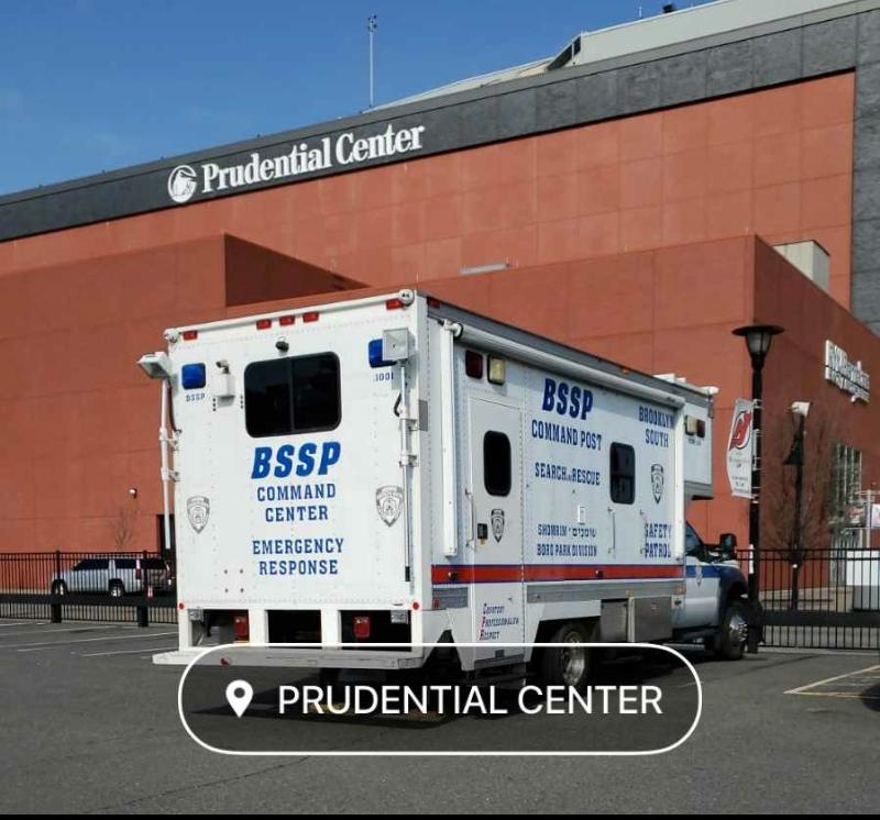 NY_Scoop's tweet photo. NJ: @BPShomrim is planning the last security details at @PruCenter where the #Dirshu Daf Hayomi Siyum is taking place. https://t.co/qstuWPvdaU