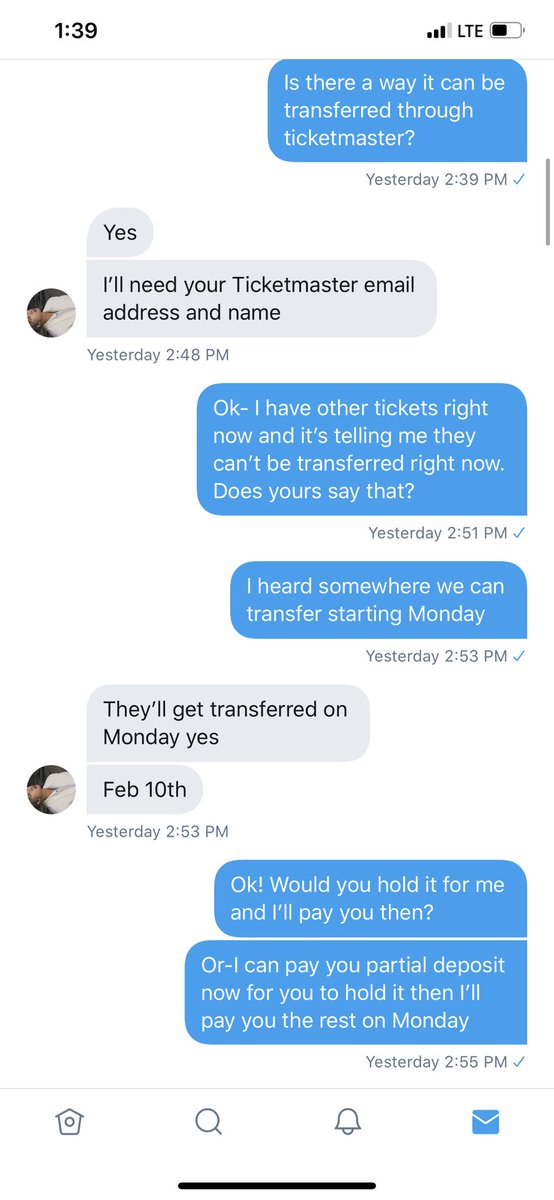 GiantRatMom's tweet photo. SCAMMER THREAD pt. 1 Please help expose @melekk_2III665I #bts #army #btsarmy #rosebowl #MOTS7 #MOTSTour #btsticketscam #btsticket #BTSTOUR2020 #BTSxRoseBowl #btsscammer https://t.co/QDZad4z7FX