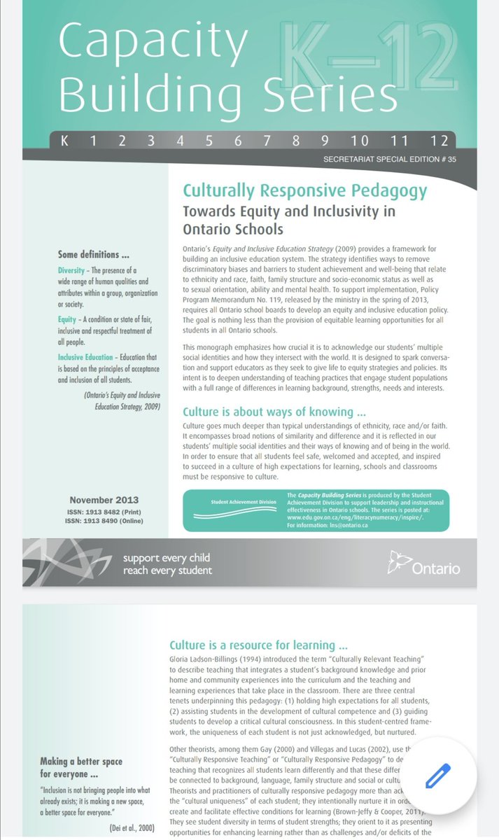 Culturally Responsive Relevant Pedagogy. This article is so informative, a great read for educators. #pqpoise