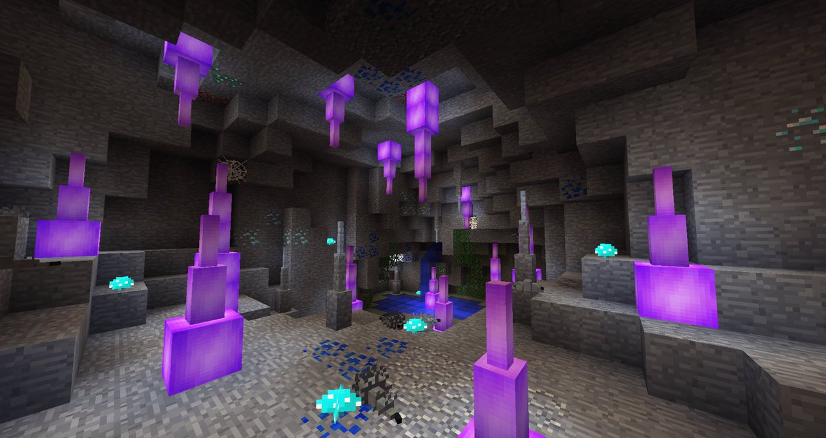 Minecraft Cave Update news word