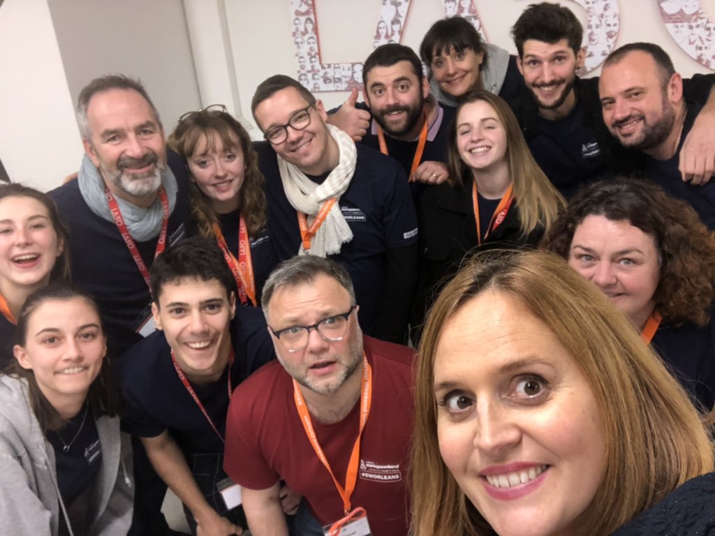 SWOrleans's tweet photo. La #TeamOrga vous remercie pour toute l’énergie et les bonnes vibrations que vous avez dégagées pendant 54h. Bravo à tous !!! Nous espérons que vous avez passé un aussi bon moment que nous. 😃😘 

#SWOrleans #StartupWeekEnd #ESS #TechLoireValley #startup #merci #bravo #TheEnd https://t.co/J7fHipCCBj