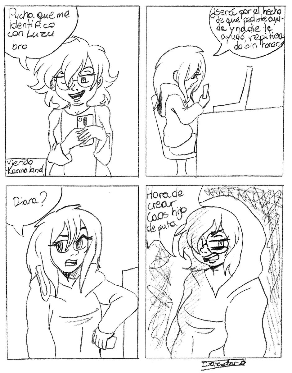 mintfyart's tweet photo. Comic bien hecho a la rápida en papel xd algo en mí se rompió men 😔🖤⚰️
La otra woman es mi hermana @VanesaHuinao
#randomsketch #randomcomic #karmaland #cringe https://t.co/ZVcnYrqYKS