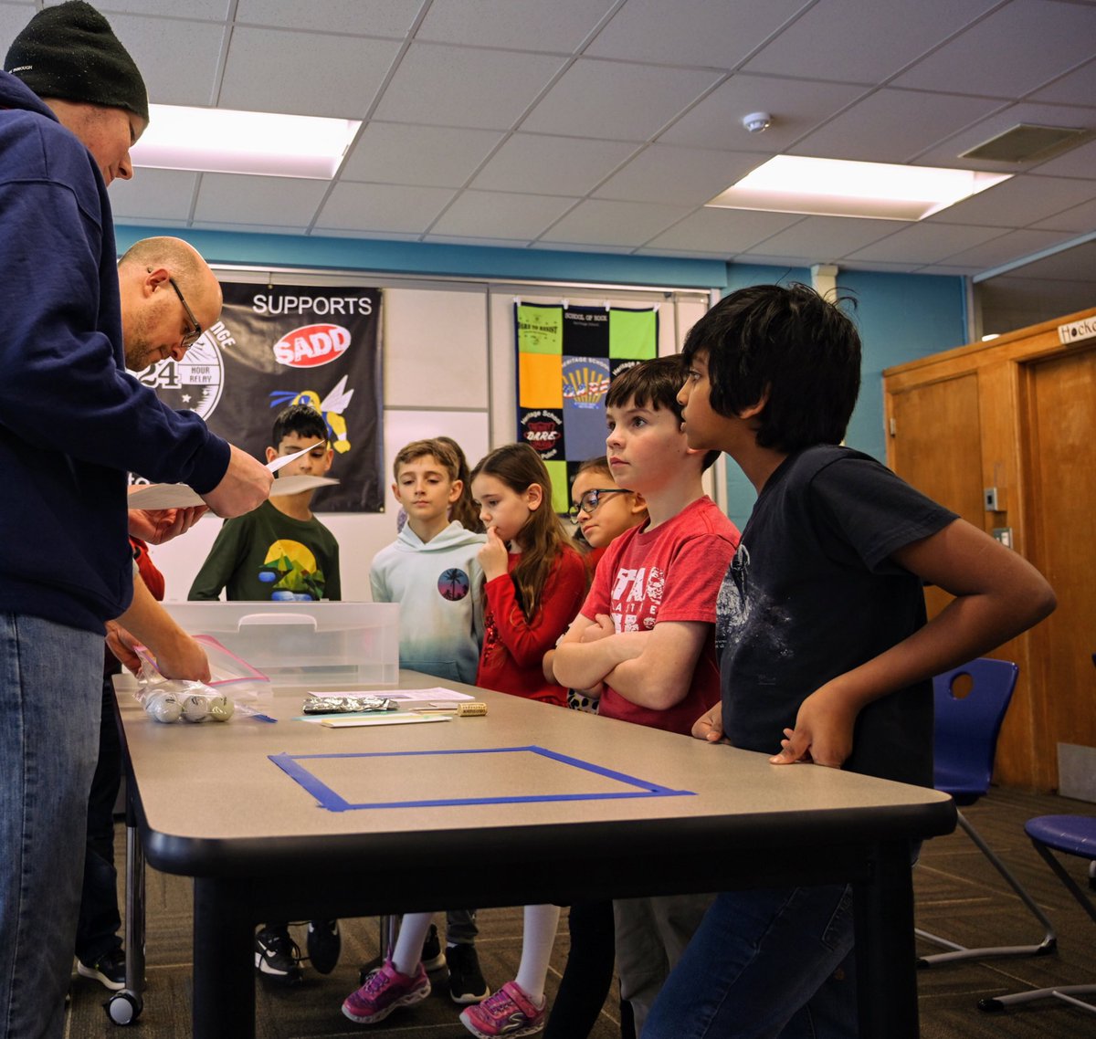 Saline_DI's tweet photo. #InstantChallenge workshop put on by @Saline_DI yesterday at Liberty School. #IDODI #STEAM Just 2 weeks until Regionals! https://t.co/bAq2dmxxms