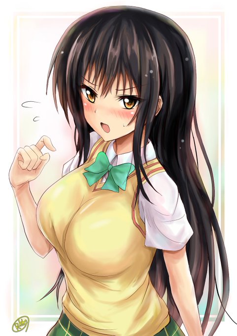 To LOVEる 古手川唯。rkgk
いやぁ古手川いいよなぁ R-びのんさんの好きな萌えポイントが全て凝縮されて詰まってますわぁ 