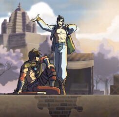 RyukyuPirate's tweet image. “Keep tellin’ yourself that. Won’t make it true! There’s a whole world you know nothin’ about outside of that cooped up temple of yours. And I’m just the right guy to teach you all about it.”