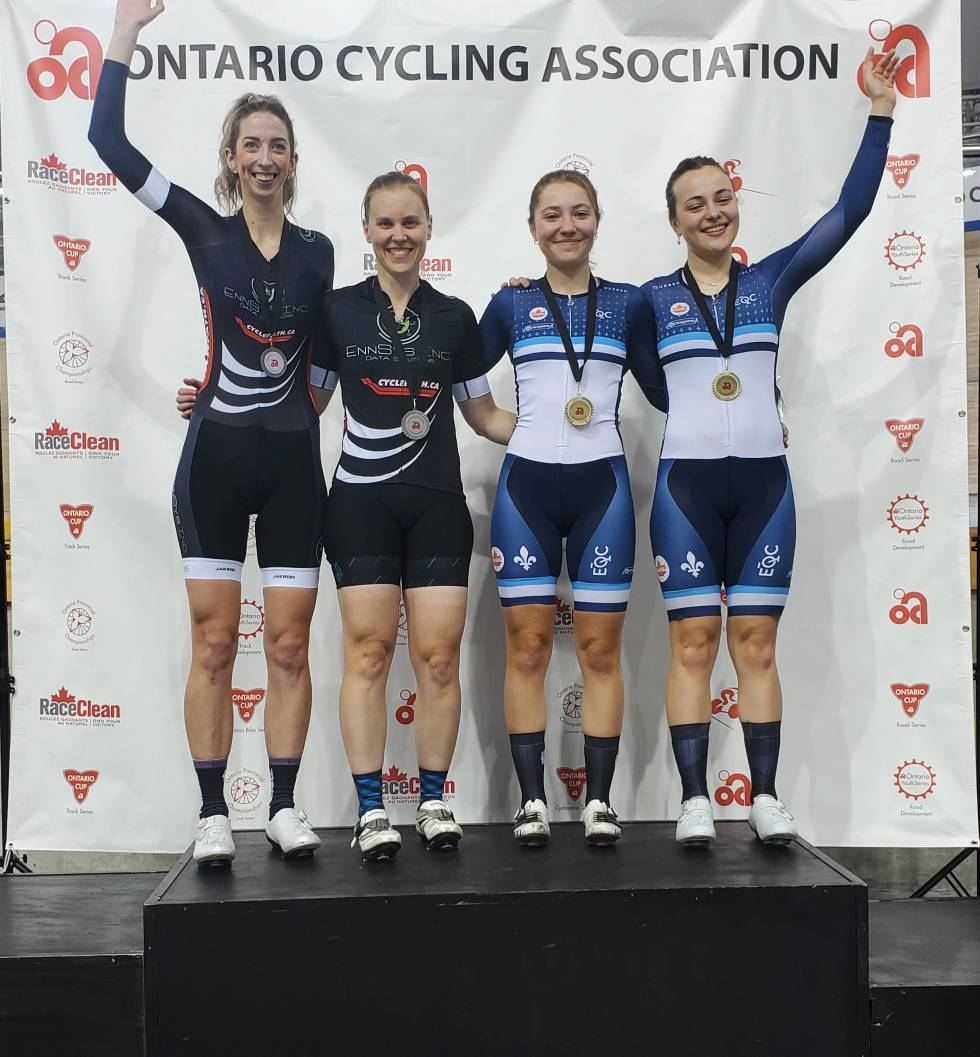 ontariocycling's tweet photo. #OCUP3 Women's Madison Podiums https://t.co/EKRLrtMKkl