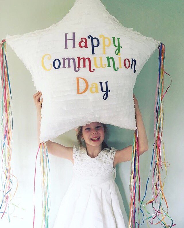 Giant first communion piñata. Only available until March 31st....and personalised 😃