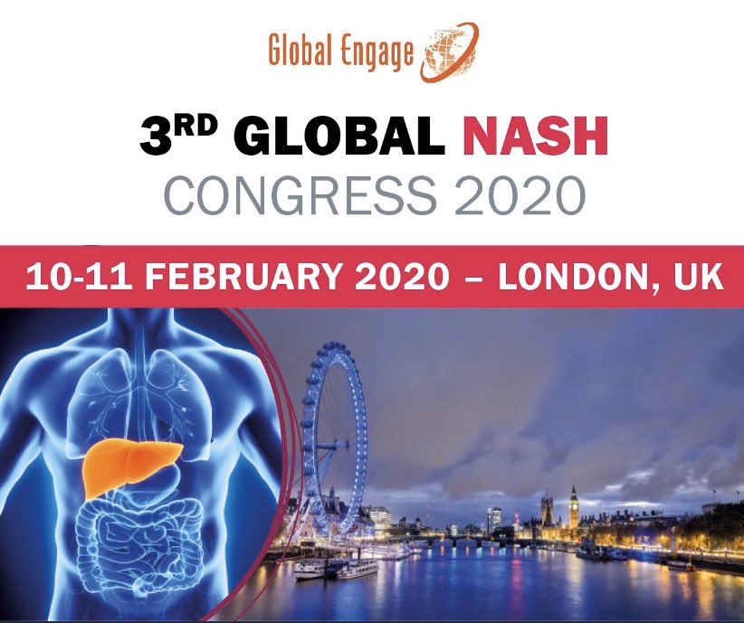 Looking forward to attending the #nashcongress in London! 2 days of all things new in #NASH.