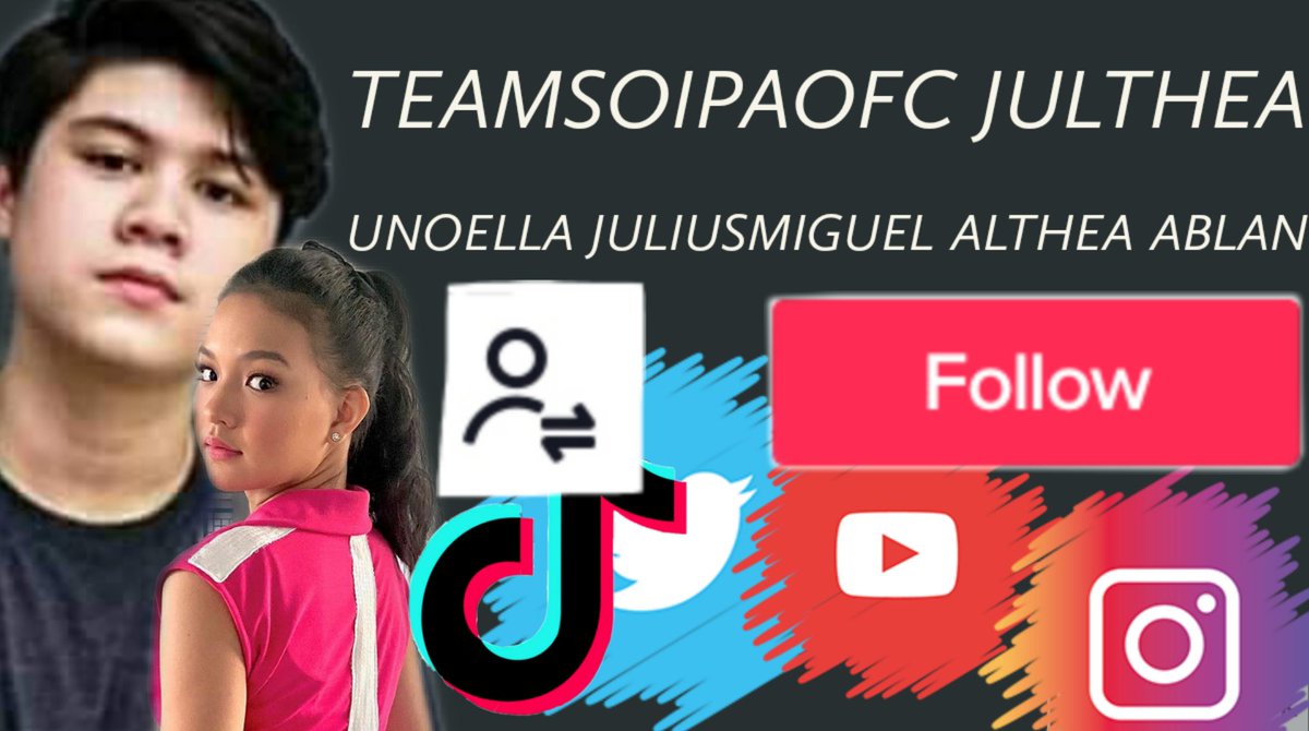 teamsoipaofc's tweet photo. For  more  update   all about  julthea  @jmiguele_  @ablan_althea  tiktok  YouTube   Twitter  ig  follow   social  media  fun account  #teamsiopao  #julthea #juilusAlthea #juliusmigiuel #altheaAblan #unoella  #PrimaDonnas https://t.co/sxOh3FgpvQ