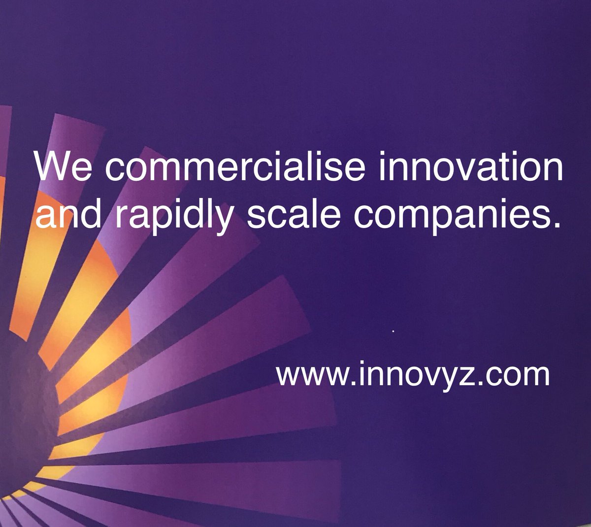 Innovyz provides end-to-end support to help Individuals, Universities, Research Centres, Existing Companies and Corporate Spinouts to build and grow companies, to bring their innovations, research and ideas to market.
#GreatIdeasGreatCompanies #commercialisation #innovyz