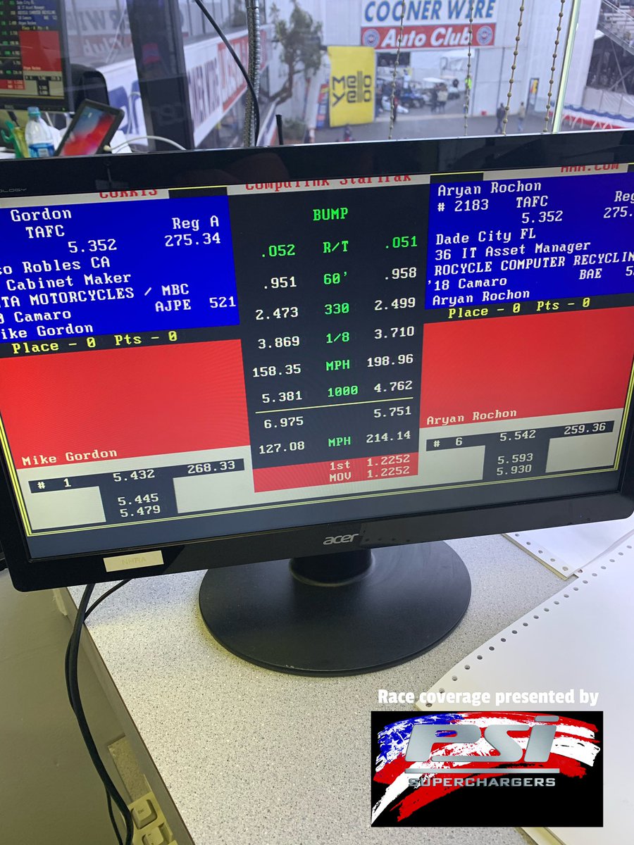 InsideTopAlky's tweet photo. Aryan Rochon wins TAFC when Gordon’s car shuts off around 400’. Made the trip worth it from Florida! Race coverage presented by PSISuperchargers. #NHRA #TAFC #WinterNats https://t.co/91A6UGreJf