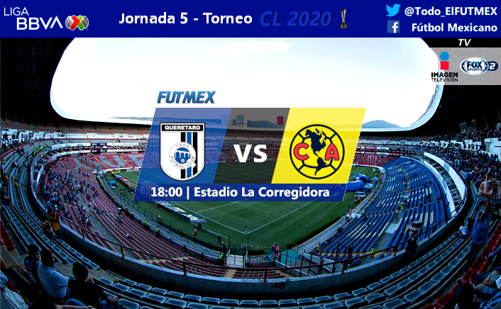 FUTMEX_'s tweet photo. XI - 🐔 #QROvsAME 🦅

#Querétaro Alcalá, Gómez, Aguilar, Velázquez, López, Ruiz, Aboagye, Perlaza, Castillo, Lucumí, Nahuelpan.
DT. Víctor Vucetich.

#ClubAmérica Ochoa, Aguilar, Valdez, Aguilera, Fuentes, González, Richard, Córdova, Ibargüen, Giovani, Henry.
DT. Miguel Herrera https://t.co/IFwVtaGZoV