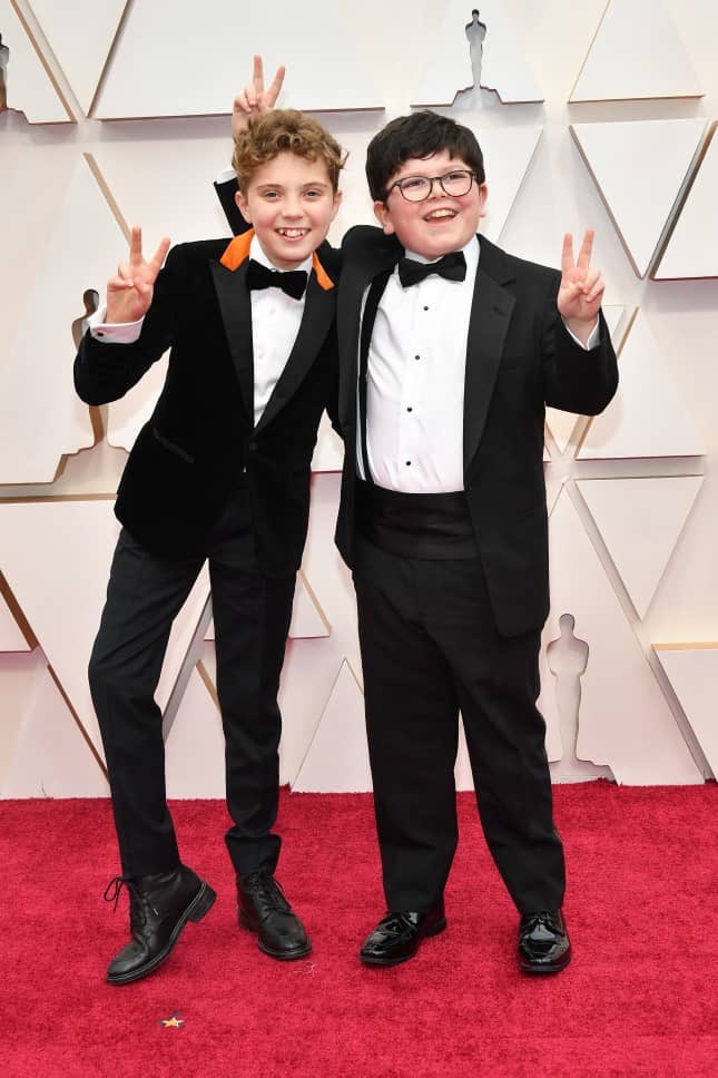 Que_Show_'s tweet photo. Dios santo bendito, si estas fotos no te sacan una sonrisa, nada lo hará.

Nuestro dúo favorito llegó a la alfombra roja 😍.

#Oscars  #Oscares2020 https://t.co/EnaGKEJPj1