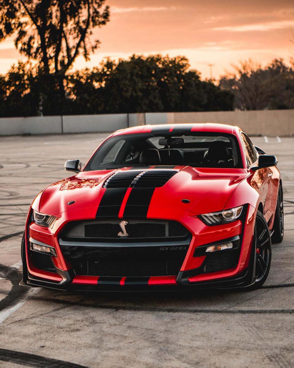 FutureFord's tweet photo. Feast your eyes on the #ShelbyGT500 in Race Red! Available soon! #MustangShelby #GT500
📸: panda_s550/IG https://t.co/tGn1Y1YIq2
