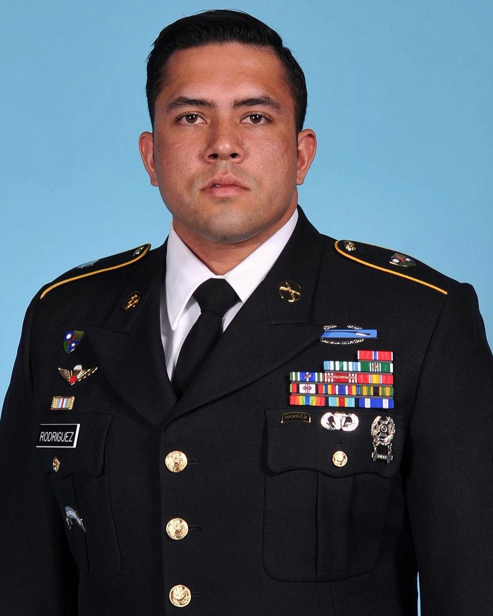 7thForces's tweet photo. Sgt. 1st Class Antonio R. Rodriguez, 28, of Las Cruces, New Mexico, died February 8, from wounds sustained during combat operations in Nangarhar Province, Afghanistan.  #7thspecialforcesgroup https://t.co/X3sgeBdhdW