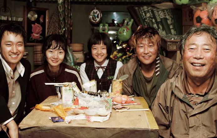 The Host (dir. bong joon-ho, 2006)- story of a family trying to stay together while a monster terrorizes south korea- also has social commentary (no to american bases!)- stars song kang-ho (parasite) and bae doona (sense 8)- i've watched this film 10+ times already