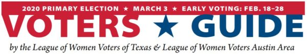 Woohoo! The League of Women Voters Voter Guide is here! English: tinyurl.com/tud6j2b Español: tinyurl.com/r39le3y Any teachers using this in the classroom? Early voting starts next Tuesday, Feb. 18!!! @lwvATX @aisdparents @AustinPta @AdvocacyACPTA @craigsshapiro