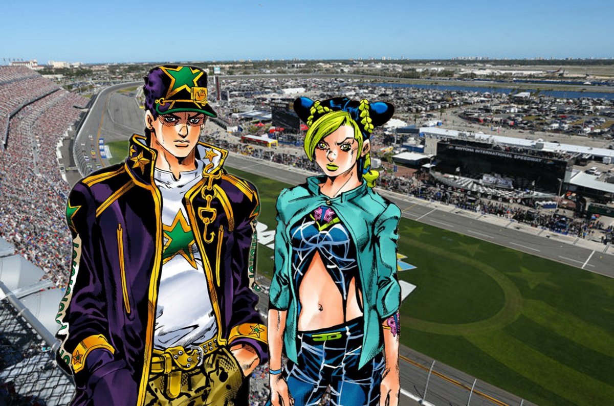 day 19: happy birthday to Jotaro but more importantly happy NASCAR Is Back Day taking place in beautiful Florida