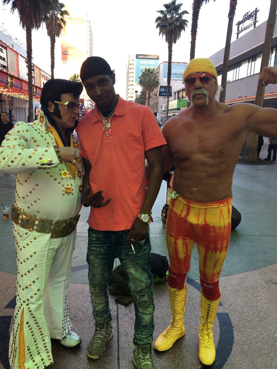 Elvis x Breezy Kokaine x Hulk Hogan #fremontExperience #vegas