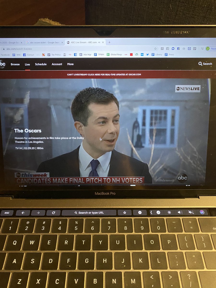 jbpuhl's tweet photo. @ABCNetwork FYI the live stream of the oscars is not working. Unless this is commentary on the Dem Presidential race? Still, would prefer the real #Oscars thanks! https://t.co/hv2V2PM5nZ