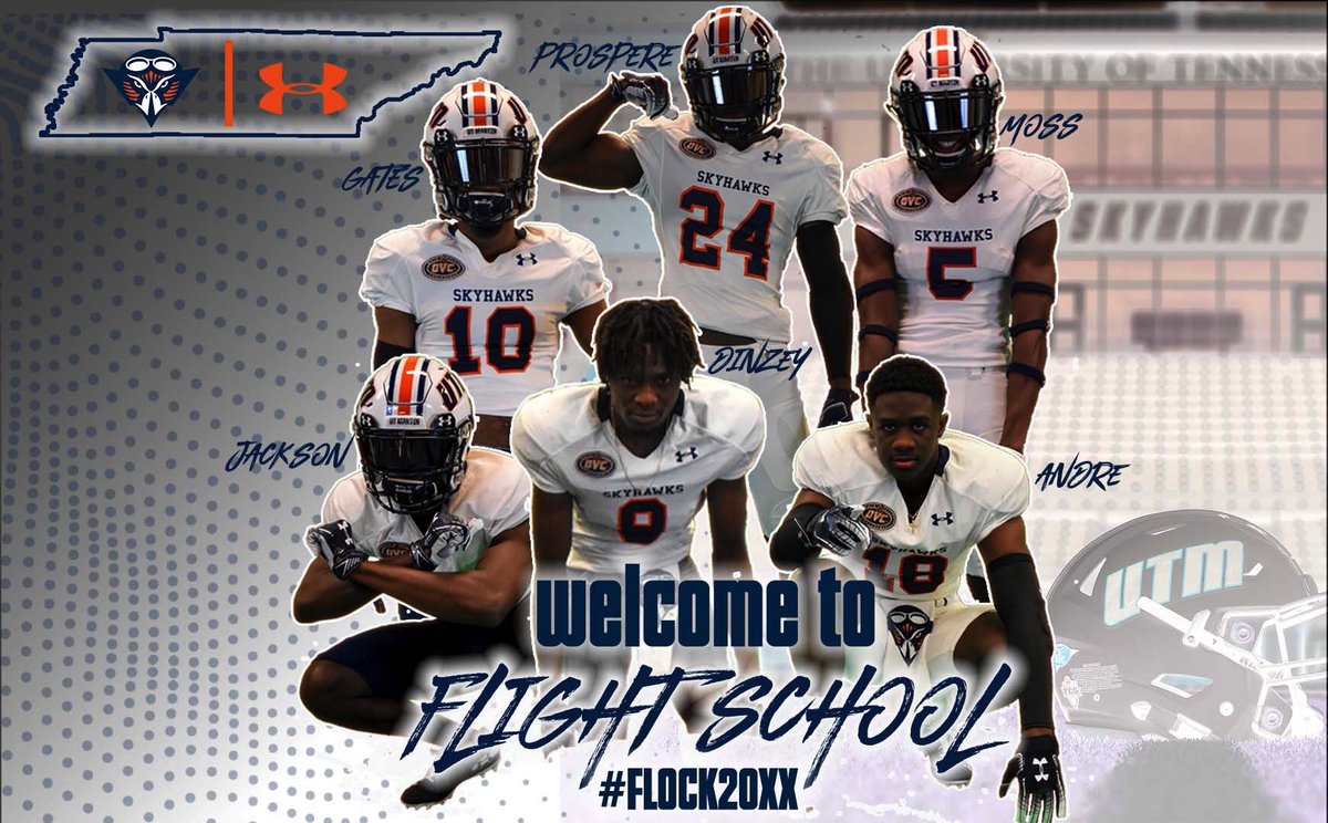 CoachDHilliard's tweet photo. We will play like we are in first and train like we are in second! Meet the newest members to the Skyhawk Secondary. Uncommon Standard!!#MartinMadeForIt #UTM #Flock #Skyhawks #NewBreed #Compete #ComeFlyWithUs #OVC https://t.co/TPZeDHERUG