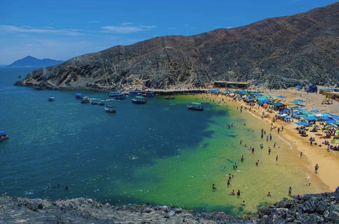 Playa la Mina, Paracas