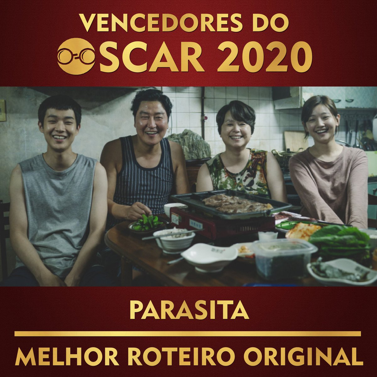 CafeDosNerds's tweet photo. #Oscars: O oscar de #MelhorRoteiroOriginal vai para #Parasita . O que achou da escolha? Deixe ai nos comentários ;). #Parasitafilme, #koreanmovie, #parasite, #oscar2020, #cafenososcar. https://t.co/C7bvPDIqIg