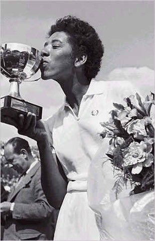 WISEAtlanta's tweet photo. Althea Neale Gibson was an American tennis player and professional golfer, being one of the first Black athletes to cross the line of international tennis. She smashed racial barriers by accomplishing 11 Grand Slam titles.  #BlackHistoryMonth #WISEATL #WISEWorks https://t.co/erejOAubpp