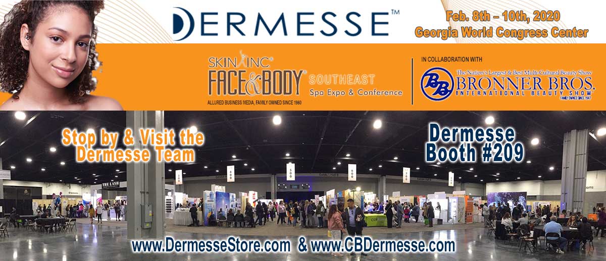 GreatFacesFL's tweet image. Stop by the #Dermesse Booth (#209) at the Face &amp;amp; Body Southeast Convention and Say HI! southeast.faceandbody.com     DermesseStore.com    CBDermesse.com    #faceandbodyexpo #FBSE2020