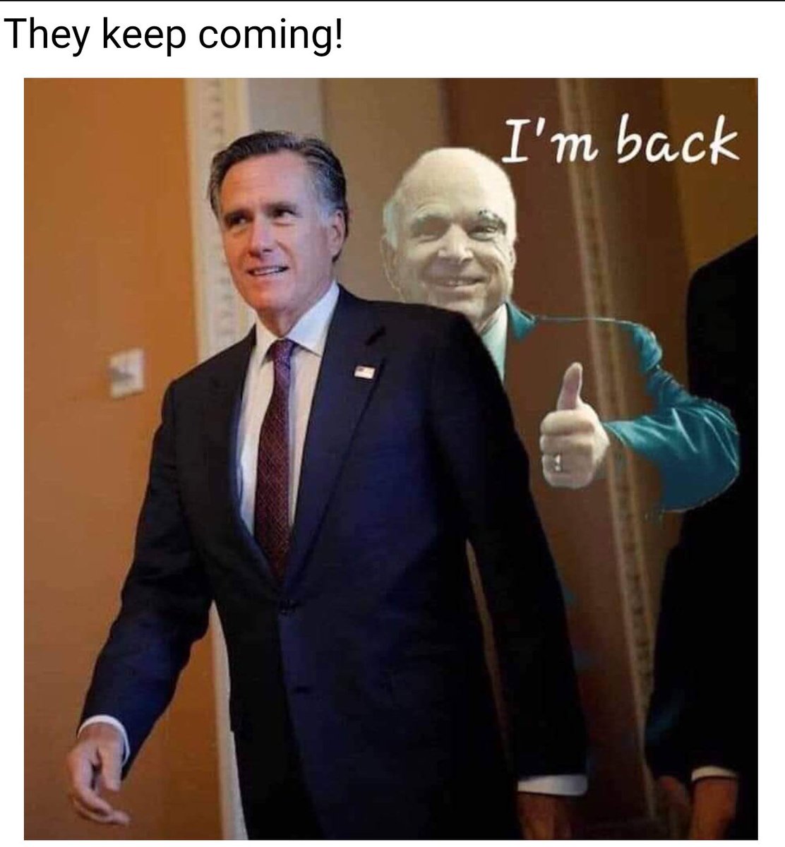 look4jsmartinez's tweet photo. @OkieNV @OANN @SenatorRomney Worse than McCain, how many times are we going to allow this ๐ฉ to fool Americans?
#NotMySenator
#NotMyProphet
#Mittens https://t.co/CY2ckooaDh