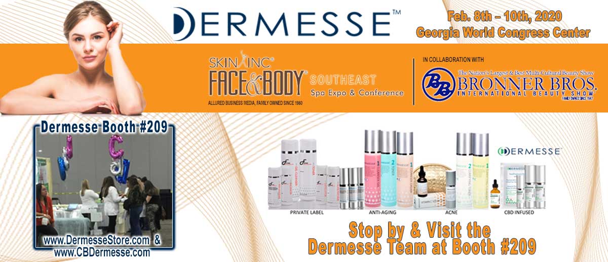 GreatFacesFL's tweet image. Stop by the #Dermesse Booth (#209) at the Face &amp;amp; Body Southeast Convention and Say HI! southeast.faceandbody.com     DermesseStore.com    CBDermesse.com    #faceandbodyexpo #FBSE2020