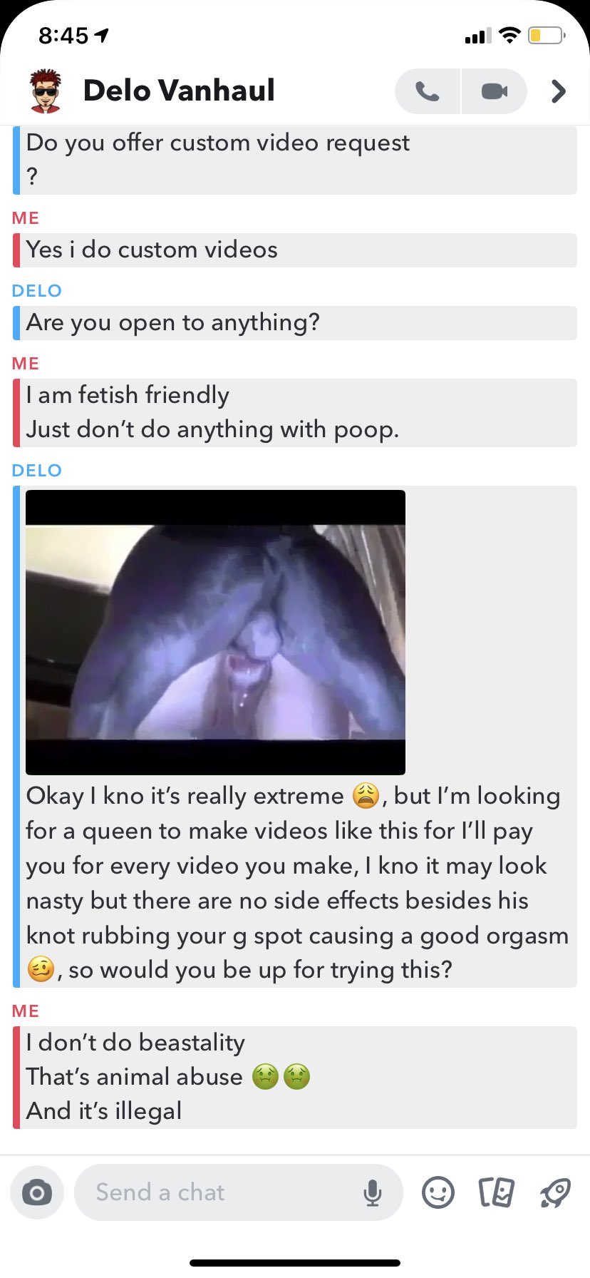 TW Pornstars - 1 pic. Officiallizyeet. Twitter. DO NOT EVER APPROACH ME  ABOUT FUCKING ANIMALS 👌🏼🤮🤮🤢 beastality. 1:50 AM - 10 Feb 2020