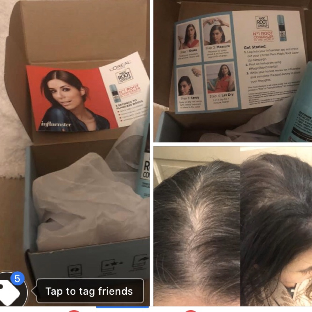 starmax40's tweet photo. #MagicRootCoverUp #complimentary @lorealparisusa @Influenster love my free sample of LOREAL Magic root cover up... so quick/easy to cover my greys! https://t.co/f0OyB2yiKn