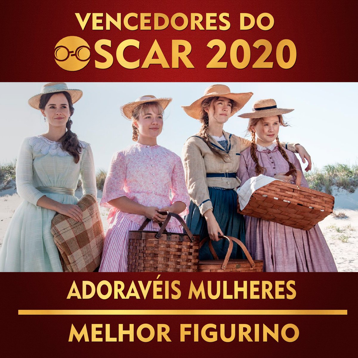 CafeDosNerds's tweet photo. #Oscars: O oscar de #MelhorFigurino vai para #AdoraveisMulheres. O que achou da escolha? Deixe ai nos comentários ;). #littlewomenmovie, #gretagerwig, #saoirseronan, #emmawatson, #florencepugh, #lauradern, #oscar2020, #cafenososcar. https://t.co/rG6B0pdX37