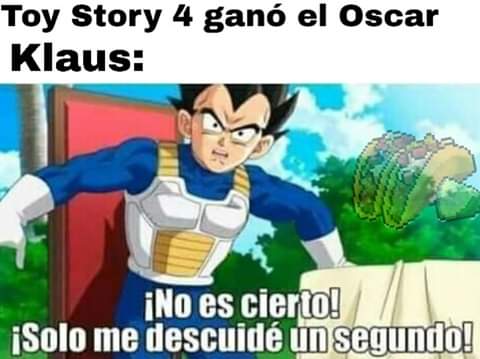AlgoGeekz's tweet photo. Había mejores opciones para ganar el Oscar como Klaus o Missing Link, pero no Toy Story 4 :c https://t.co/4S5Whws9gc