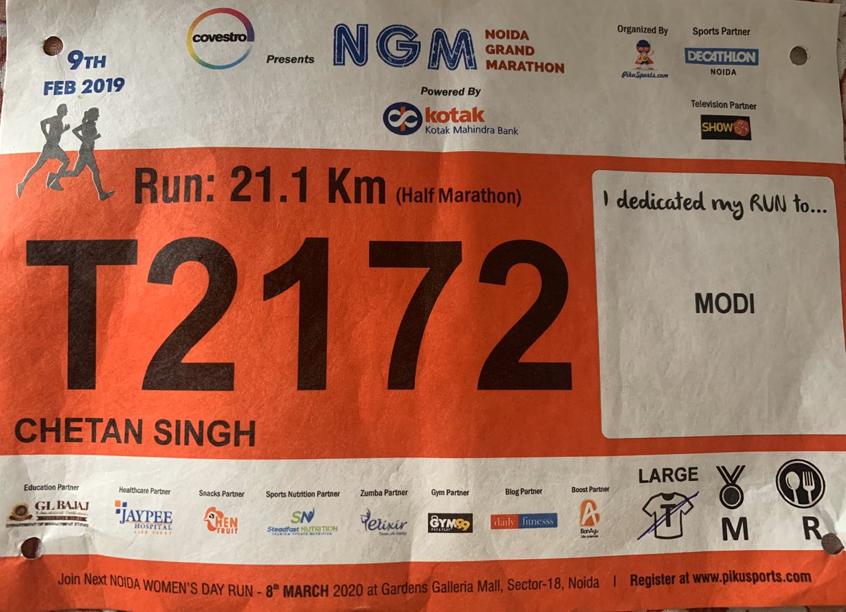 Inspired... Motivated ...

Dedicated this run of mine to @narendramodi ji 

 #humfittoindiafit
