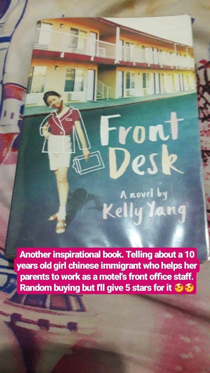  #February2020  #BookReview 11. Front Desk by Kelly YangYA novel again and it will get 5 stars from me. About a chinese-immigrant girl who stays in America to reach the American Dream with her parents. They work in a motel like a slave, and through writing, Mia finds her courage